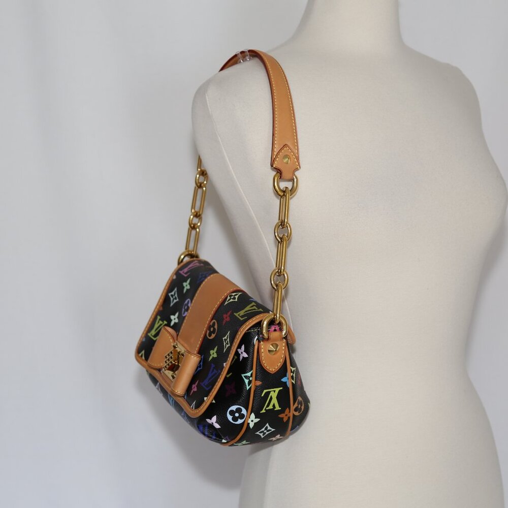 AUTHENTIC Louis Vuitton Patti Black Multicolor Bag Limited Edition! - Picture 2 of 13